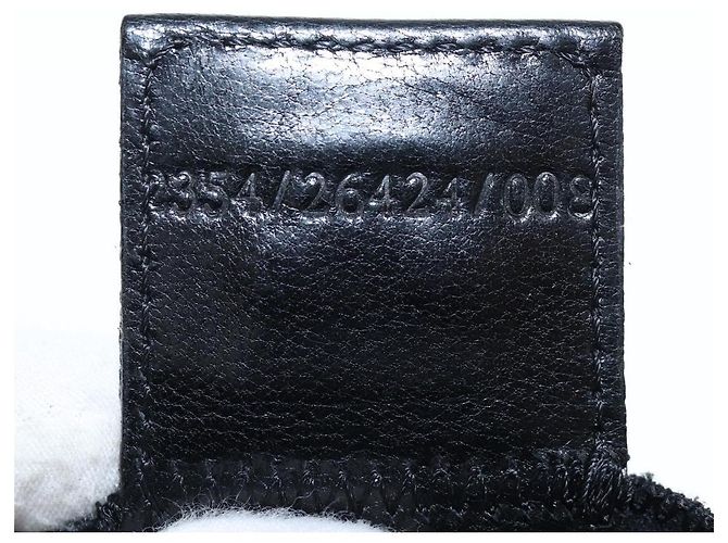 Borsa a spalla FENDI Mamma Baguette in jersey di cotone nero e argento 26424 Auth am12709A - vista 25