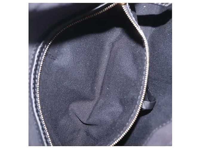 Borsa FENDI Mamma Baguette Studs Rhinestones Pelle Nero Oro 8BR600 Auth yk20953SM - vue 33