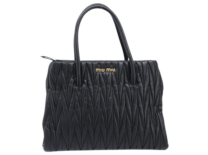 Borsa Miu Miu Matelassé in pelle beige e oro autentica BA16043A D'oro - vista 13
