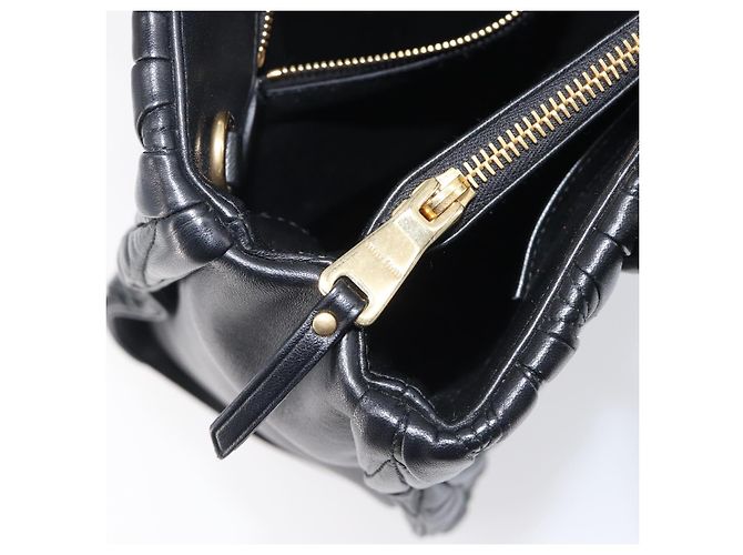 Borsa Miu Miu Matelassé in pelle beige e oro autentica BA16043A D'oro - vista 23