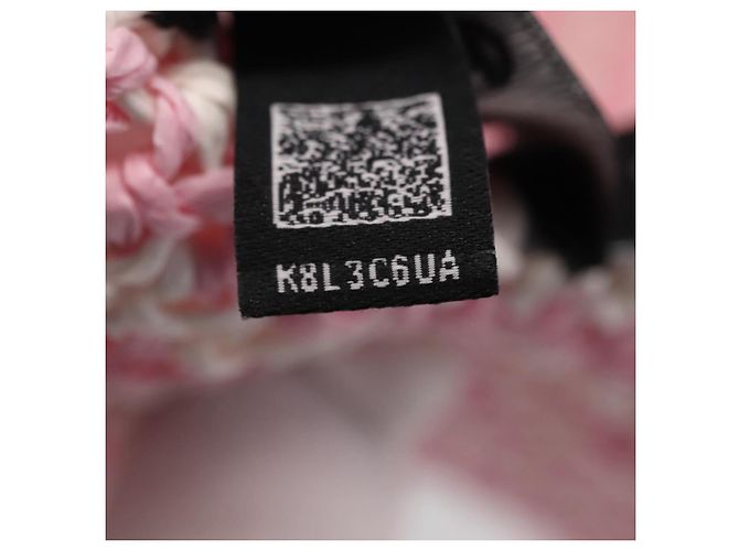 Sombrero CHANEL Paja M Rosa CC Auth 167758M - vista 15