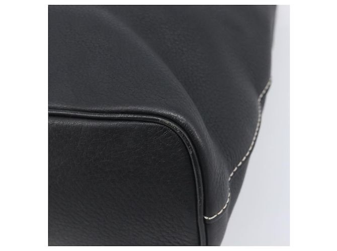Borsa a mano Burberrys in pelle nera e oro autentica 206753A Nero D'oro - vista 11