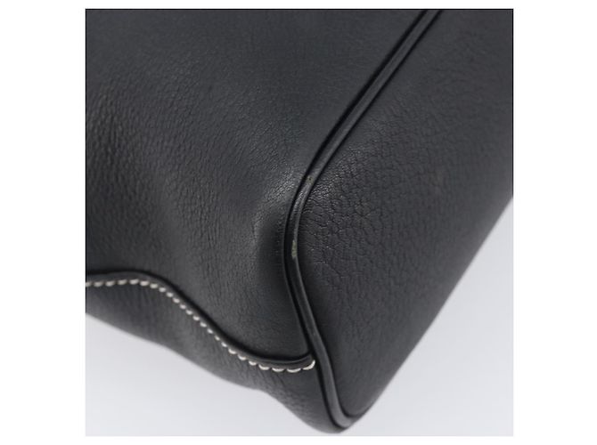 Borsa a mano Burberrys in pelle nera e oro autentica 206753A Nero D'oro - vista 12