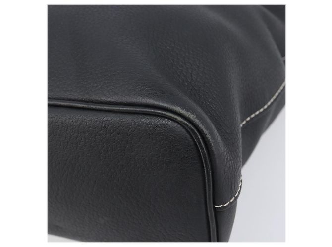 Borsa a mano Burberrys in pelle nera e oro autentica 206753A Nero D'oro - vista 9