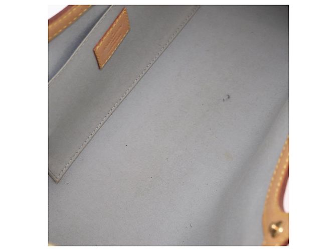 LOUIS VUITTON Monogram Vernis Roxbury Drive Hand Bag Perle M91374 Auth 207535A - Ansicht 11