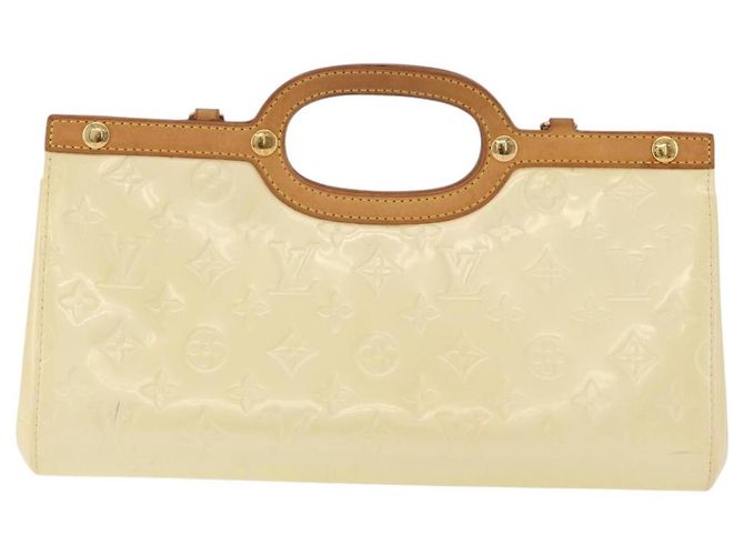 LOUIS VUITTON Monogram Vernis Roxbury Drive Hand Bag Perle M91374 Auth 207535A - Ansicht 13