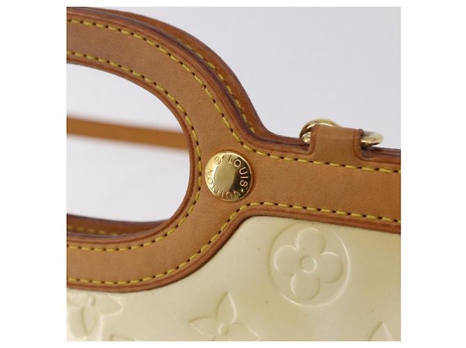 LOUIS VUITTON Monogram Vernis Roxbury Drive Hand Bag Perle M91374 Auth 207535A - Ansicht 21