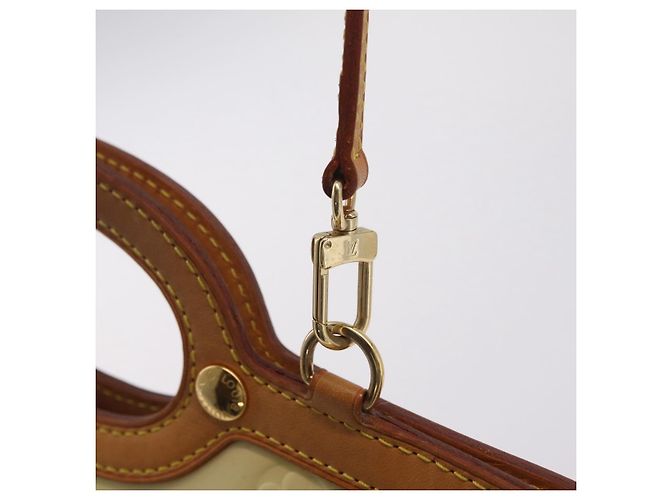 LOUIS VUITTON Monogram Vernis Roxbury Drive Hand Bag Perle M91374 Auth 207535A - Ansicht 22