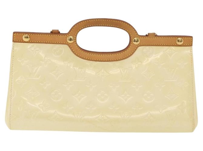 LOUIS VUITTON Monogram Vernis Roxbury Drive Hand Bag Perle M91374 Auth 207535A - Ansicht 4