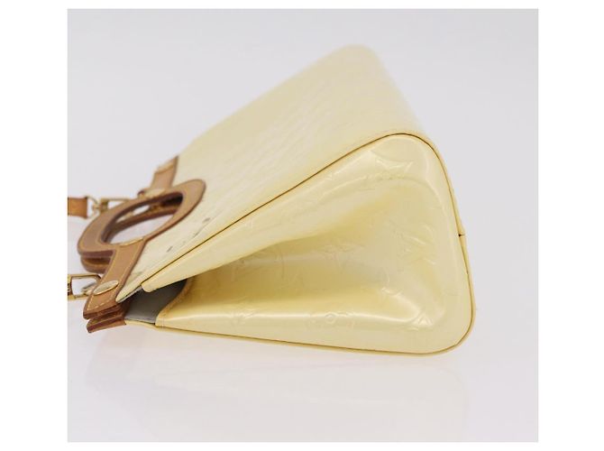 LOUIS VUITTON Monogram Vernis Roxbury Drive Hand Bag Perle M91374 Auth 207535A - Ansicht 6