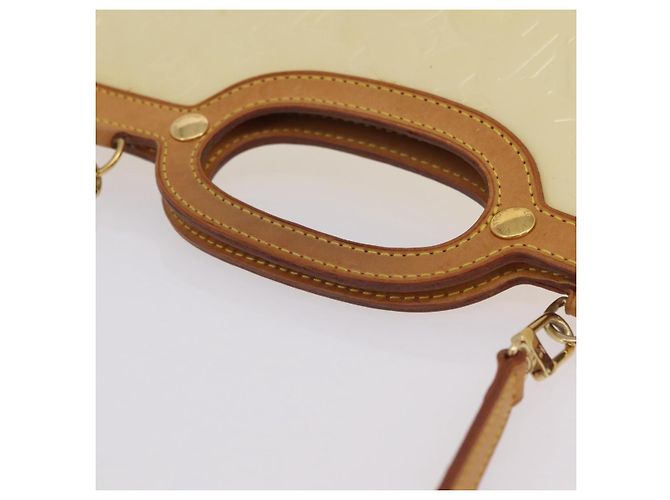LOUIS VUITTON Monogram Vernis Roxbury Drive Hand Bag Perle M91374 Auth 207535A - Ansicht 8