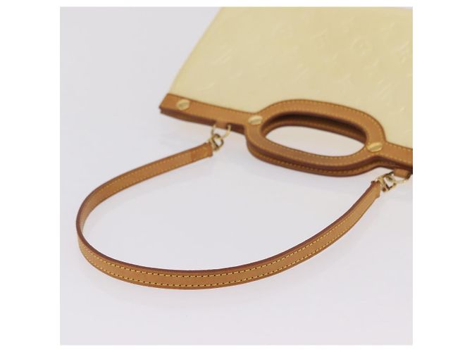 LOUIS VUITTON Monogram Vernis Roxbury Drive Hand Bag Perle M91374 Auth 207535A - Ansicht 9