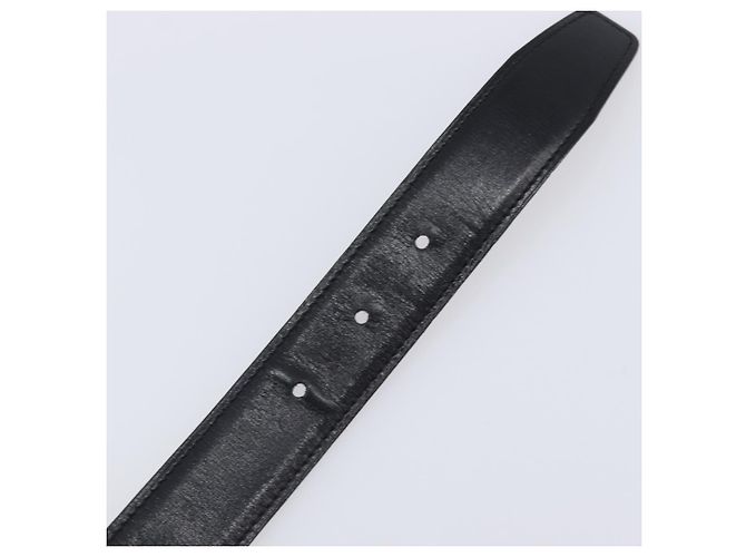 Hermès HERMES Chaine d Ancre Gürtel Leather 30.3"" 65 Gold Black Auth 205053M Schwarz Golden - Ansicht 9