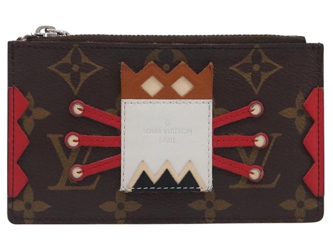 LOUIS VUITTON Monogram Pochette Cles Münzbeutel Tribal Mask M60213 Auth 206347M Monogramm - Ansicht 13
