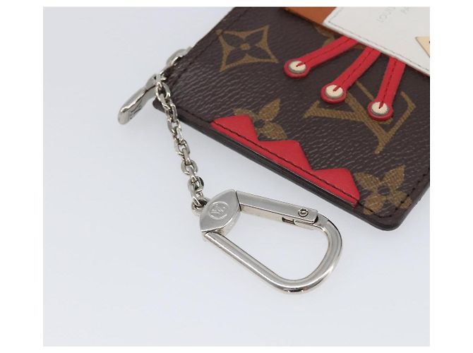 LOUIS VUITTON Monogram Pochette Cles Münzbeutel Tribal Mask M60213 Auth 206347M Monogramm - Ansicht 9