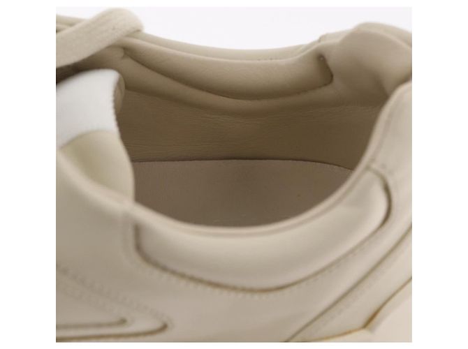 GUCCI GUCCI x Doraemon Low Cut Sneakers Leather 9 White 655025 Auth ar14309M Bianco - vista 17