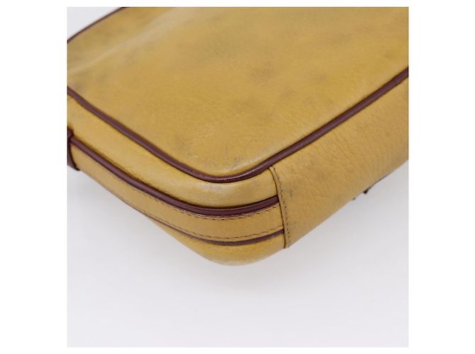 Borsa a tracolla Cartier Must Line Trinity in pelle beige e oro autentica 207443 D'oro - vista 13