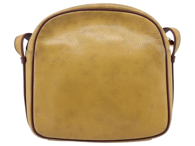 Borsa a tracolla Cartier Must Line Trinity in pelle beige e oro autentica 207443 D'oro - vista 3