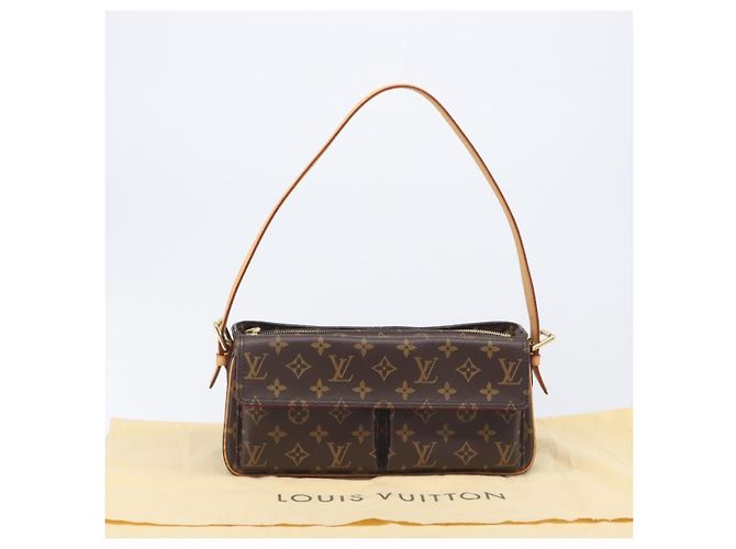 Bolso de hombro LOUIS VUITTON Monogram Viva Cite MM M51164 LV Auth BA16018V Monograma - vista 12