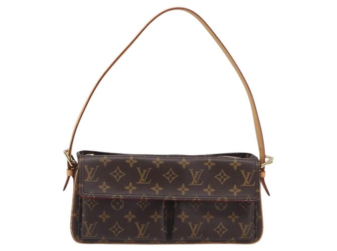 Bolso de hombro LOUIS VUITTON Monogram Viva Cite MM M51164 LV Auth BA16018V Monograma - vista 13