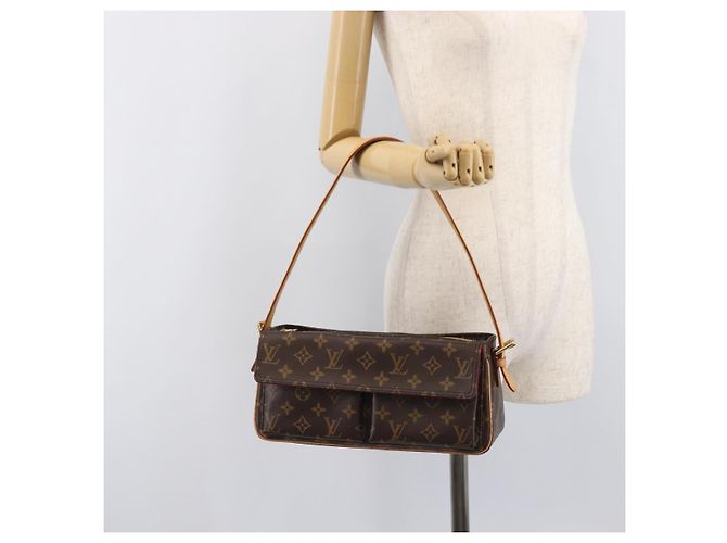 Bolso de hombro LOUIS VUITTON Monogram Viva Cite MM M51164 LV Auth BA16018V Monograma - vista 25
