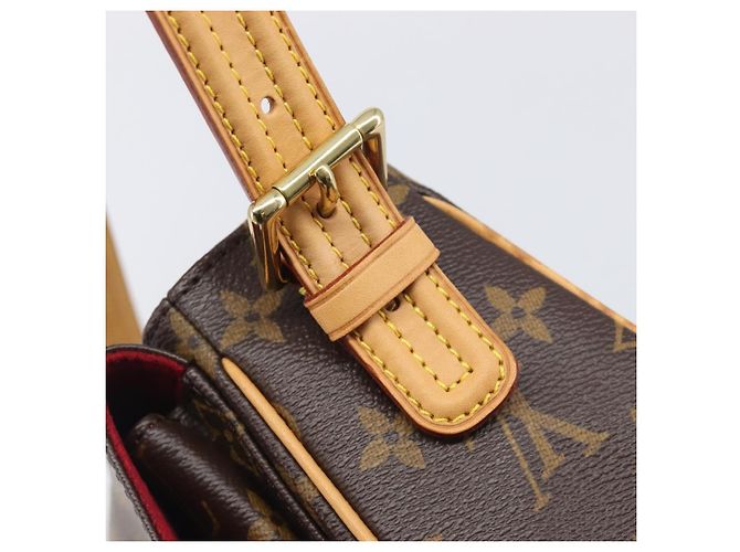 Bolso de hombro LOUIS VUITTON Monogram Viva Cite MM M51164 LV Auth BA16018V Monograma - vista 9