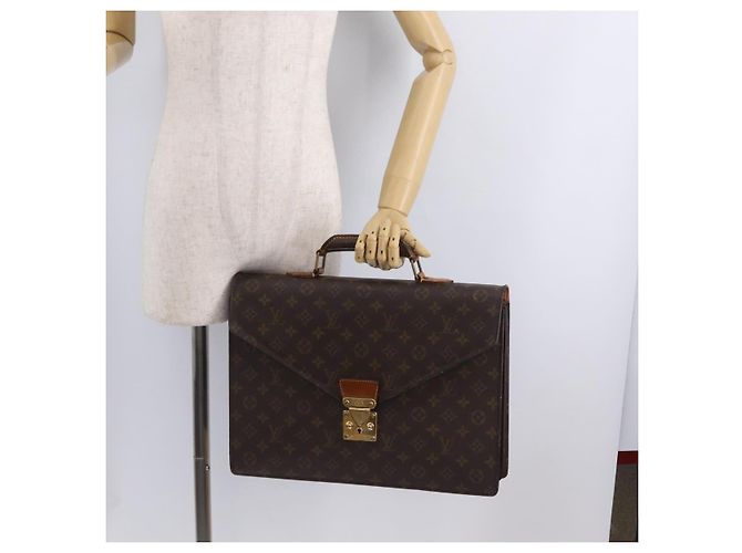 LOUIS VUITTON Monogram Serviette Conseiller Briefcase M53331 LV Auth BA16181 Monogramm - Ansicht 30
