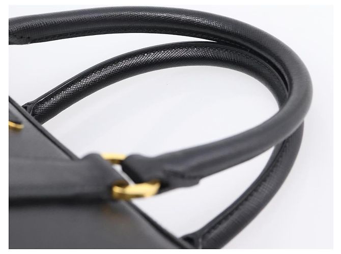 Borsa Mini Boston PRADA
Pelle Saffiano 2 vie Nero Oro Auth fm5456V D'oro - vista 14