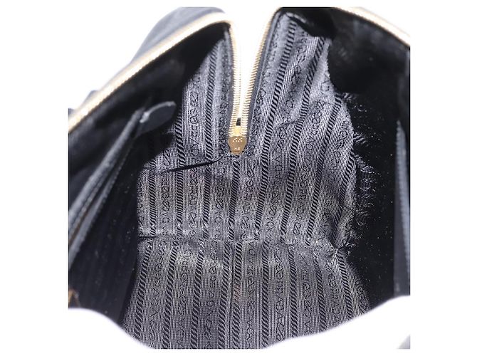 Borsa Mini Boston PRADA
Pelle Saffiano 2 vie Nero Oro Auth fm5456V D'oro - vista 23