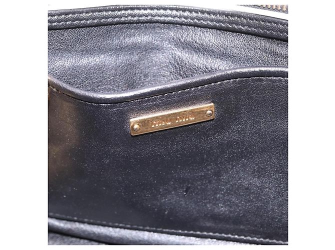 Borsa Miu Miu Biker in pelle 2way Giallo Oro Auth 207612A D'oro - vista 18