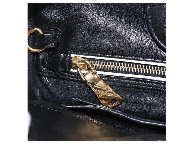 Borsa Miu Miu Biker in pelle 2way Giallo Oro Auth 207612A D'oro - vista 21