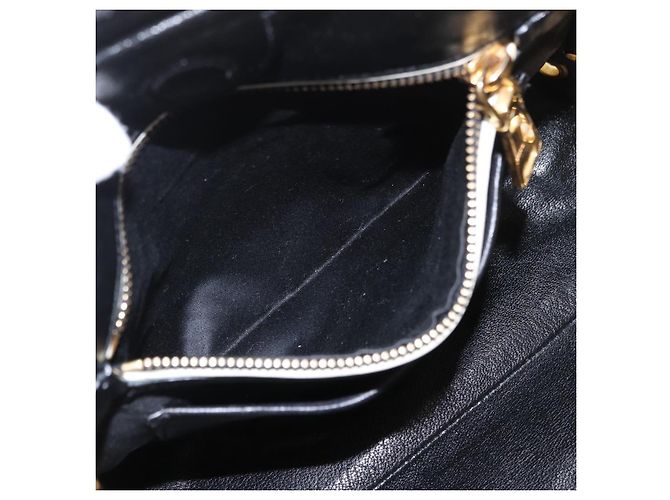 Borsa Miu Miu Biker in pelle 2way Giallo Oro Auth 207612A D'oro - vista 22