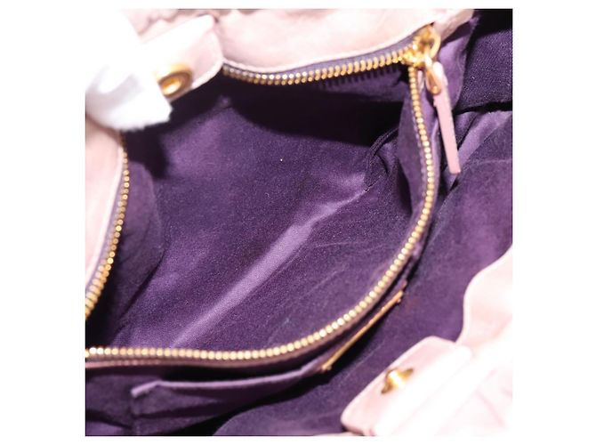 Miu Miu Handtasche Vitellolux 2way Pink Gold Auth 206863A Golden - Ansicht 24