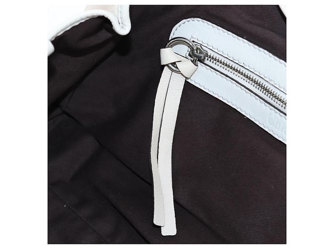 Chloé Chloe Kerala Handtasche aus Leder Weiß Gold authentisch am12715V Golden - Ansicht 23