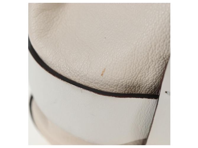 Chloé Chloe Kerala Handtasche aus Leder Weiß Gold authentisch am12715V Golden - Ansicht 6