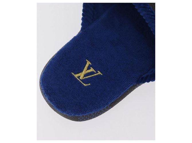 LOUIS VUITTON Damier LV Palace Line Mules pumps Blue LV Auth 204939M Blau Damier ebene - Ansicht 11