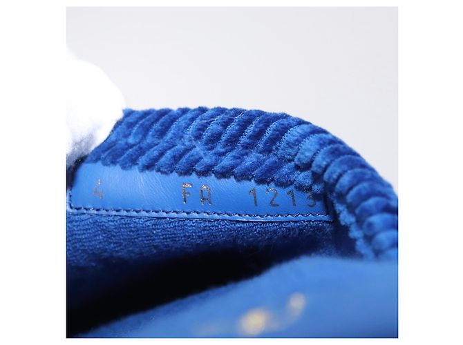 LOUIS VUITTON Damier LV Palace Line Mules pumps Blue LV Auth 204939M Blau Damier ebene - Ansicht 15