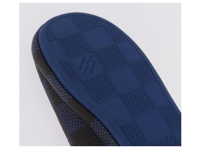 LOUIS VUITTON Damier LV Palace Line Mules pumps Blue LV Auth 204939M Blau Damier ebene - Ansicht 24