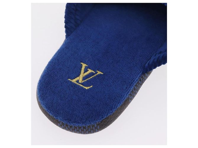 LOUIS VUITTON Damier LV Palace Line Mules pumps Blue LV Auth 204939M Blau Damier ebene - Ansicht 27
