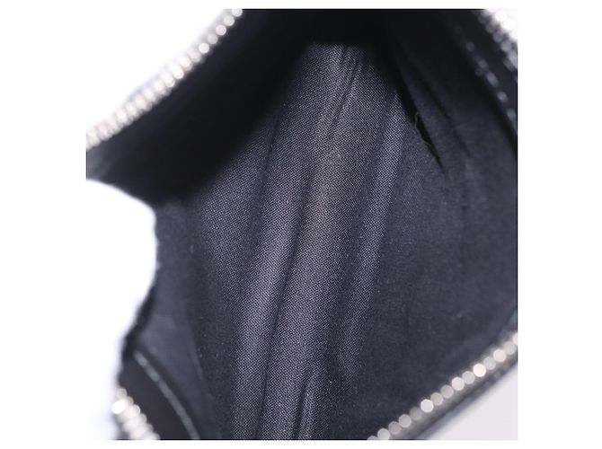 Borsa a Mano Balenciaga Cabas Navy Canvas Bianco Argento 339933 Auth 205373V - vista 25