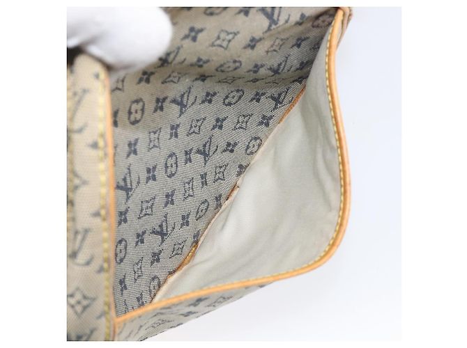 LOUIS VUITTON Monogram Mini Jeanne GM Shoulder Bag Blue M92000 LV Auth ep15933 Azul - vista 24