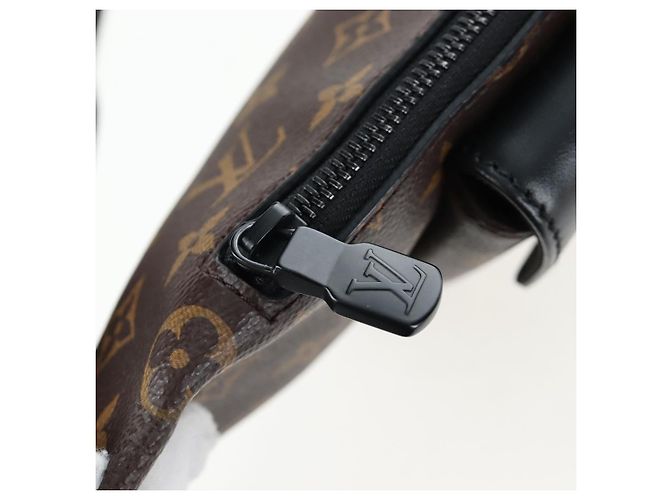 LOUIS VUITTON Monogram Macassar Christopher Bum Bag M45337 LV Auth 206714V Monograma - vista 10