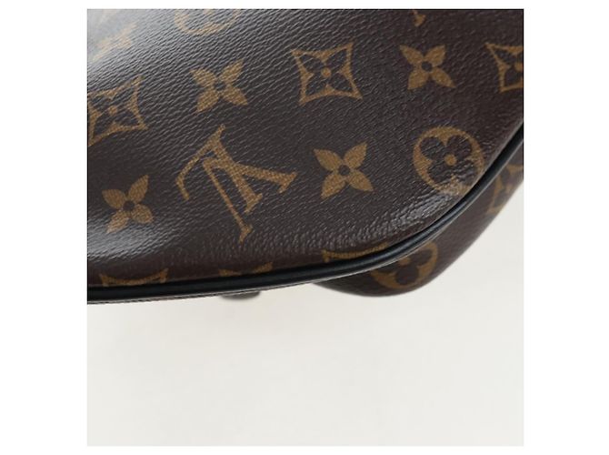 LOUIS VUITTON Monogram Macassar Christopher Bum Bag M45337 LV Auth 206714V Monograma - vista 17