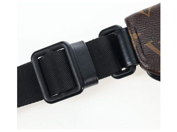 LOUIS VUITTON Monogram Macassar Christopher Bum Bag M45337 LV Auth 206714V Monograma - vista 19