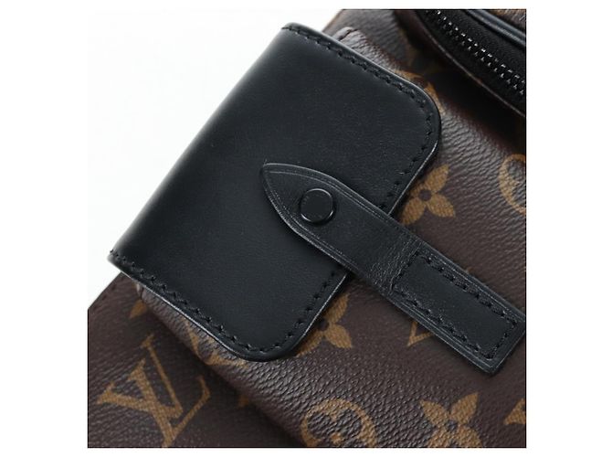 LOUIS VUITTON Monogram Macassar Christopher Bum Bag M45337 LV Auth 206714V Monograma - vista 21
