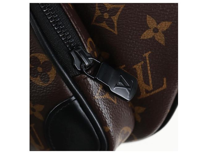 LOUIS VUITTON Monogram Macassar Christopher Bum Bag M45337 LV Auth 206714V Monograma - vista 23