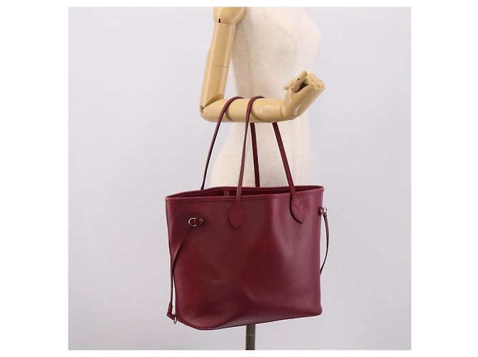 Bolso Tote LOUIS VUITTON Epi Neverfull MM Grenard LV Auth 206685 - vista 31