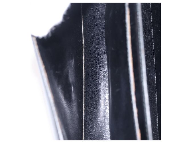 Hermès Bolsa de Ombro HERMES Dolly em Couro Preto e Ouro Auth bs37332 Dourado - vista 24