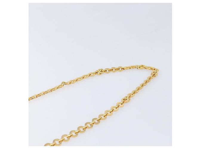 Borsa a tracolla Salvatore Ferragamo Vala Chain in camoscio blu navy e oro Auth 207538 - vista 9