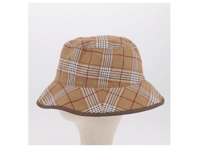 GUCCI GG Bucket Hat Canvas Beige 700851 Auth BA16213V - vista 4